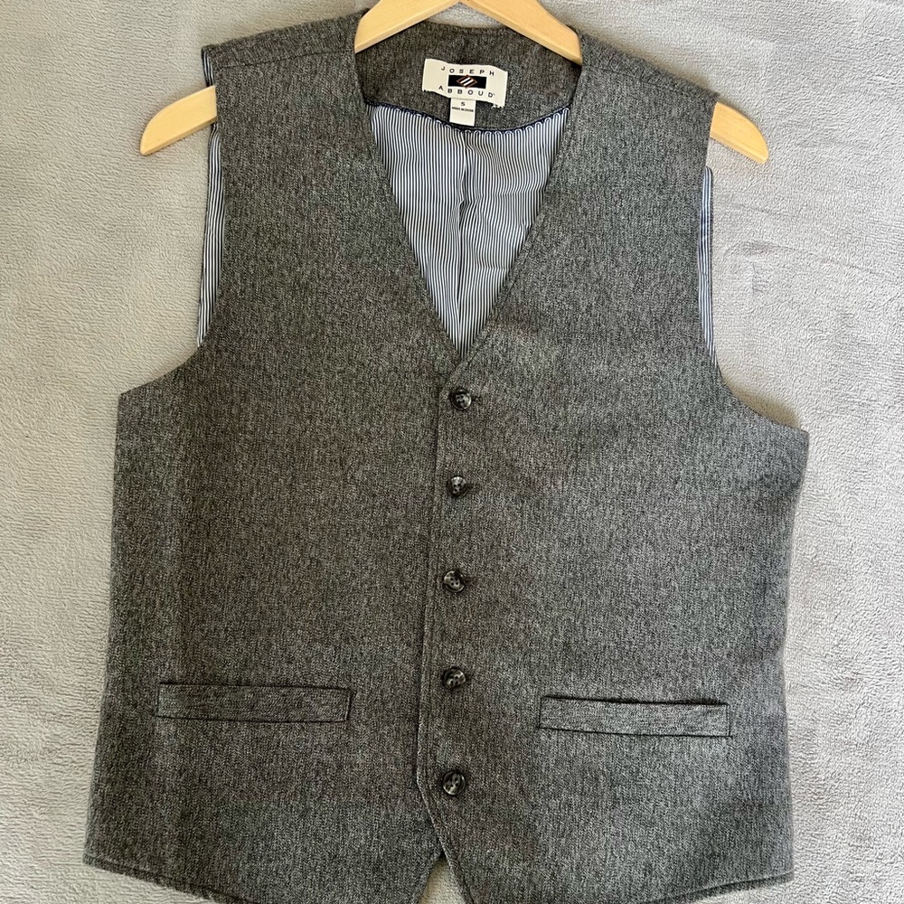 Joseph Abboud Gray Men's Vest